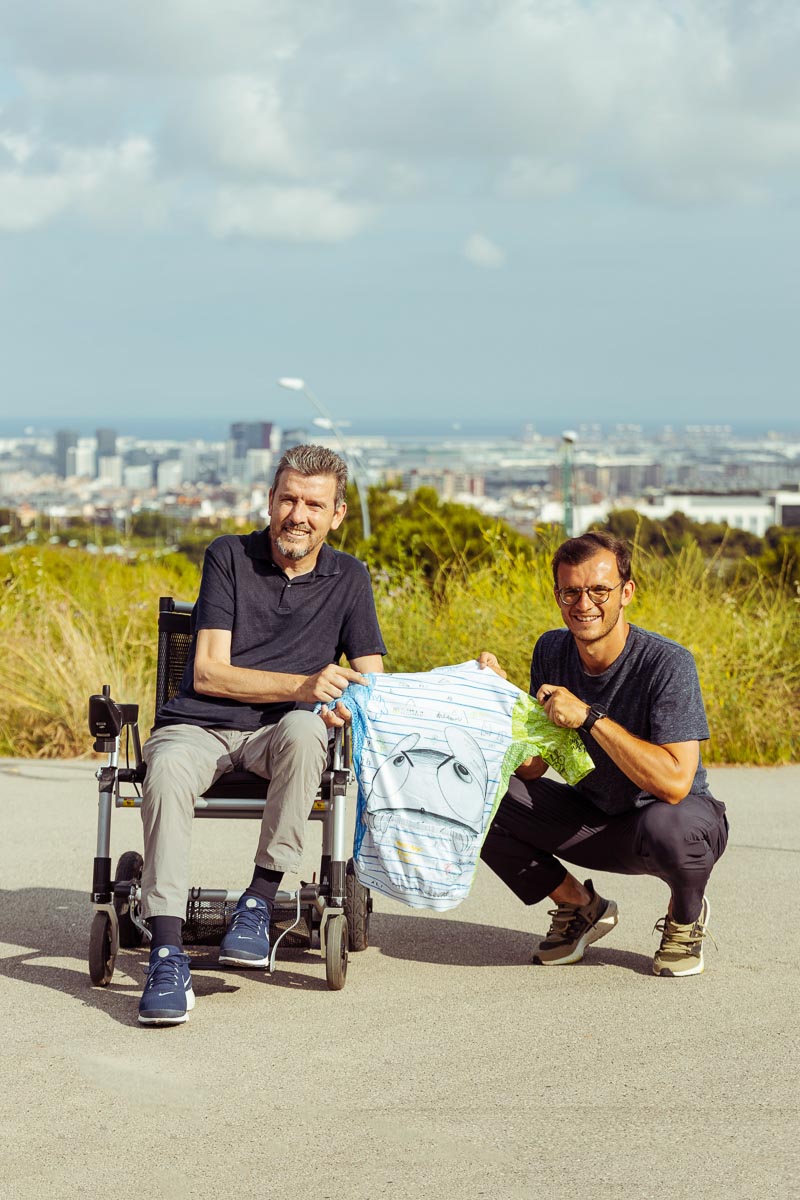 Ciclismo contra la ELA, un maillot solidario junto a Edgar Plans