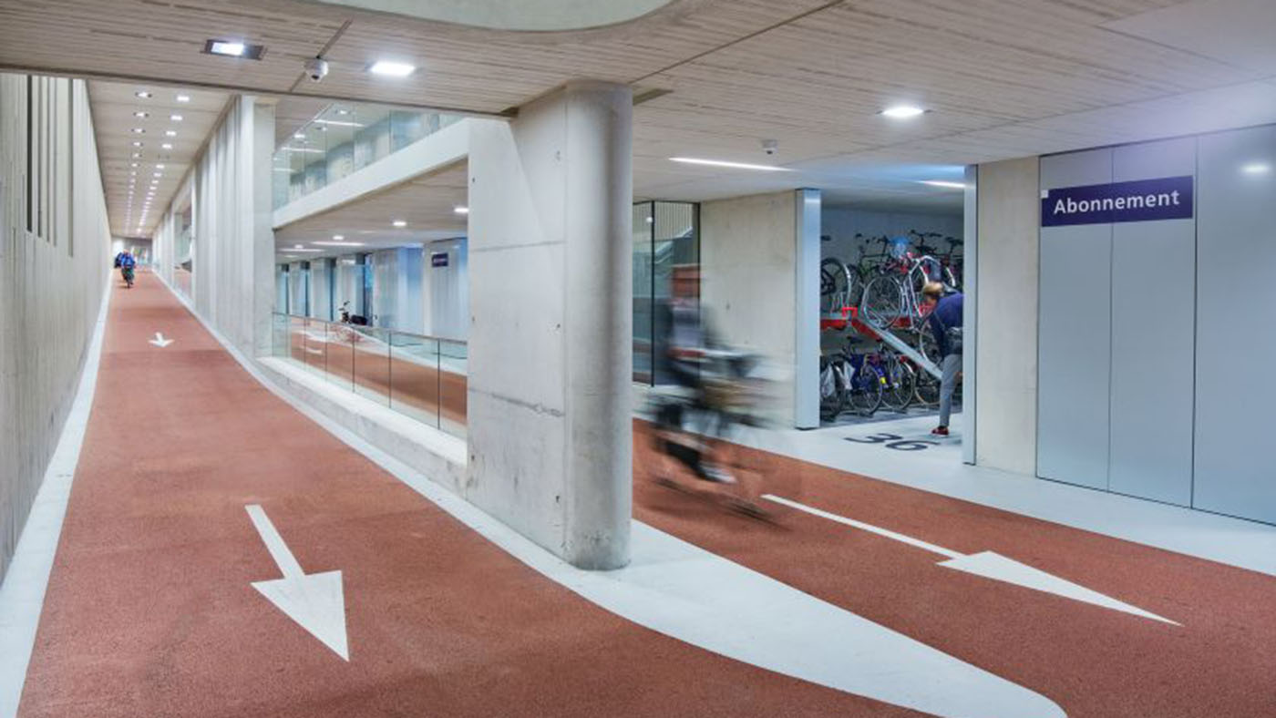 The biggest bicycle parking in the world