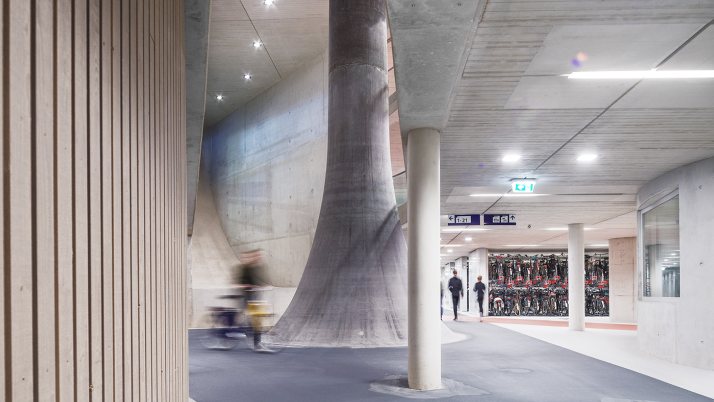 The biggest bicycle parking in the world