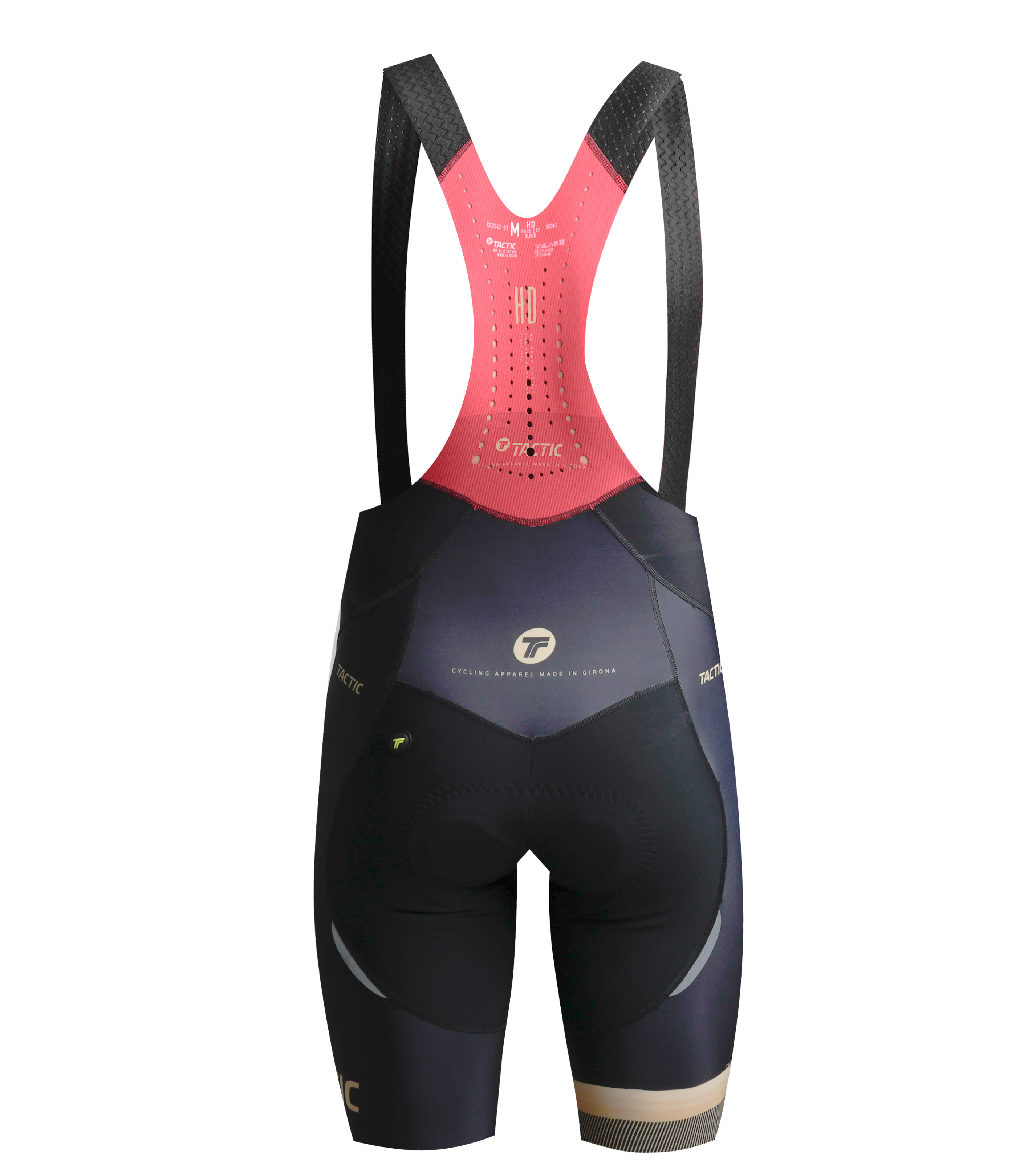 Men& 39;s Thermal Bib Shorts Black - TACTIC SPORT