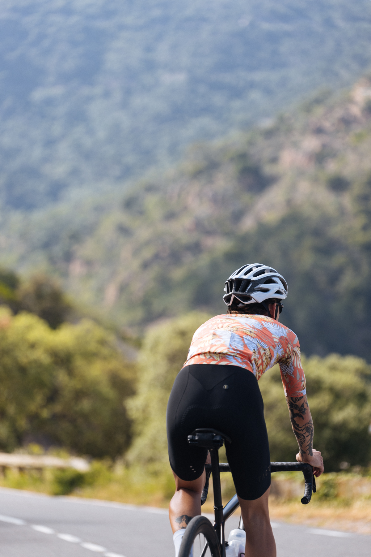 Culotte ciclismo carretera corto sin tirantes hombre Essential negro