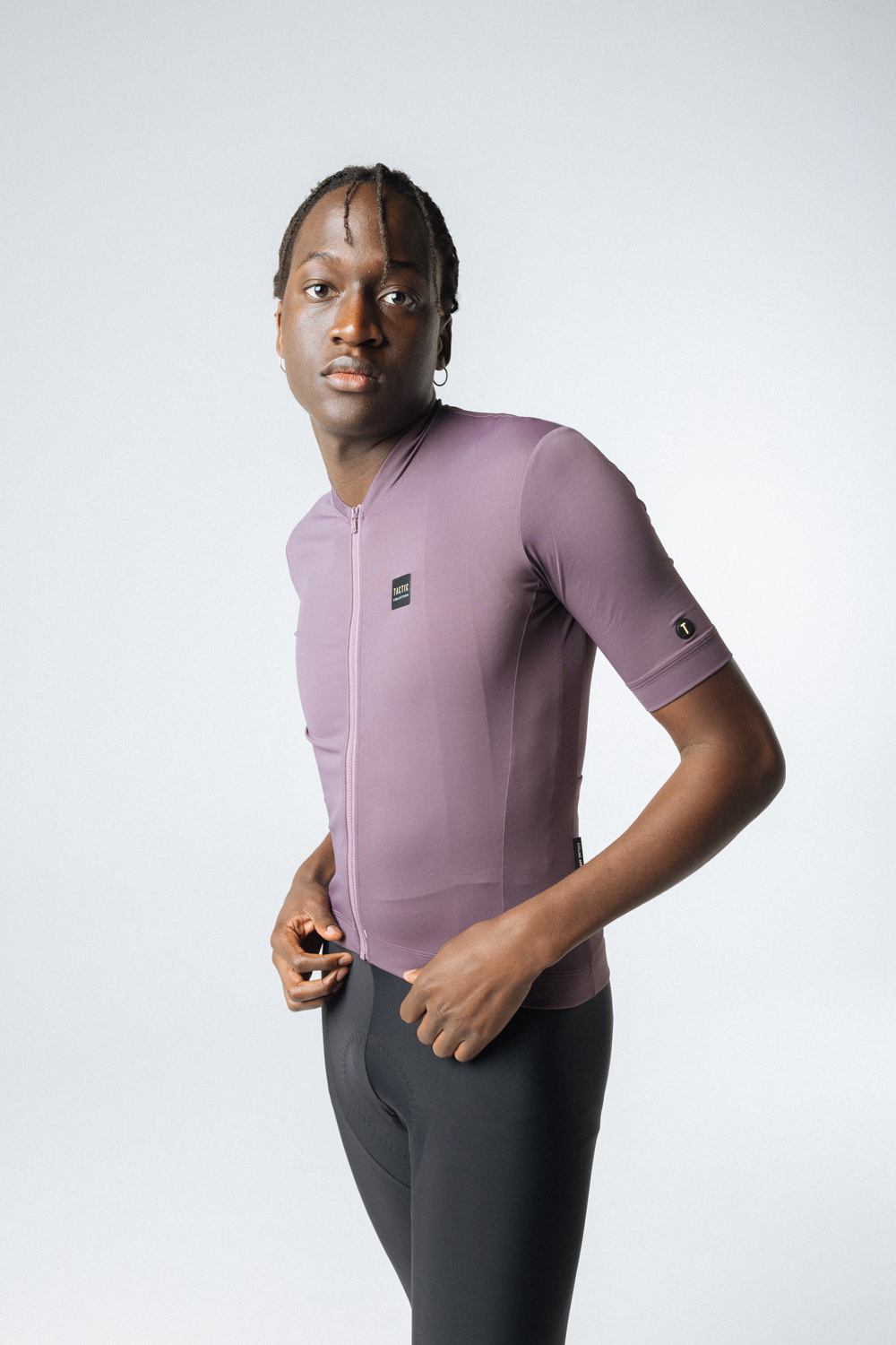 Purple cycling jersey sales