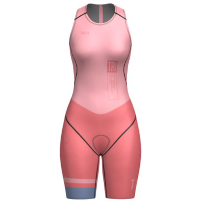 Women's Sleeveless Trisuit with Rear Zip