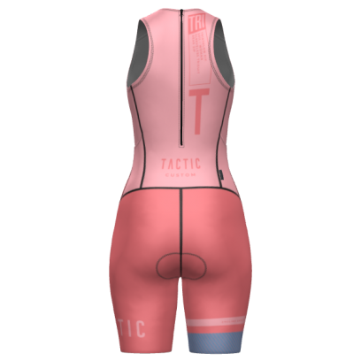 Women's Sleeveless Trisuit with Rear Zip