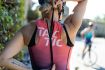Trifonction sans Manches Triathlon avec Fermeture Dos Femme