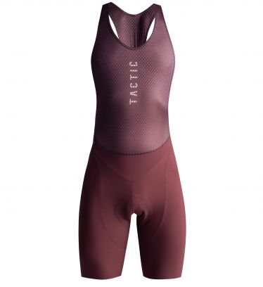 Women's Signature Bib Short Burgundy