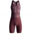 Women's Signature Bib Short Burgundy