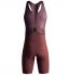 Women's Signature Bib Short Burgundy