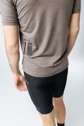 T-Shirt Merino Nomad Brown