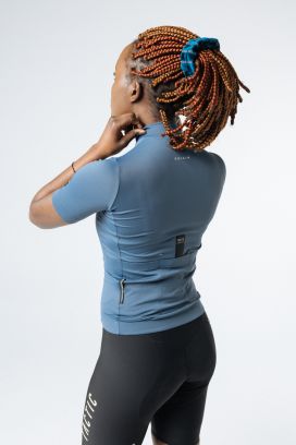 Maillot Manga Corta Origin Mujer Blue