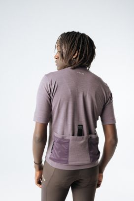Nomad Merino Short Sleeve Jersey Purple
