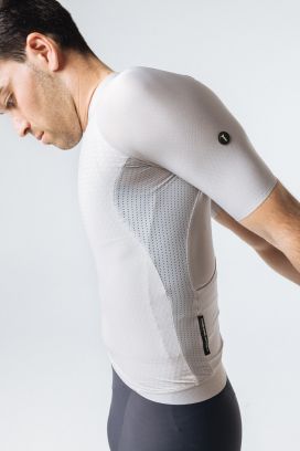 Signature Short Sleeve Jersey Beige