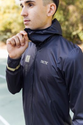 UNISEX WINDBREAKER WITH HOOD