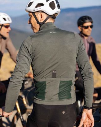 Men's Nomad Merino Long Sleeve Jersey Green