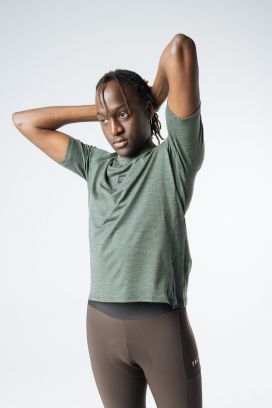 Camiseta Merino Nomad Green