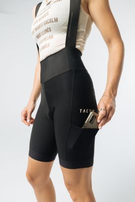 Women's Nomad Cargo Bib Shorts Black